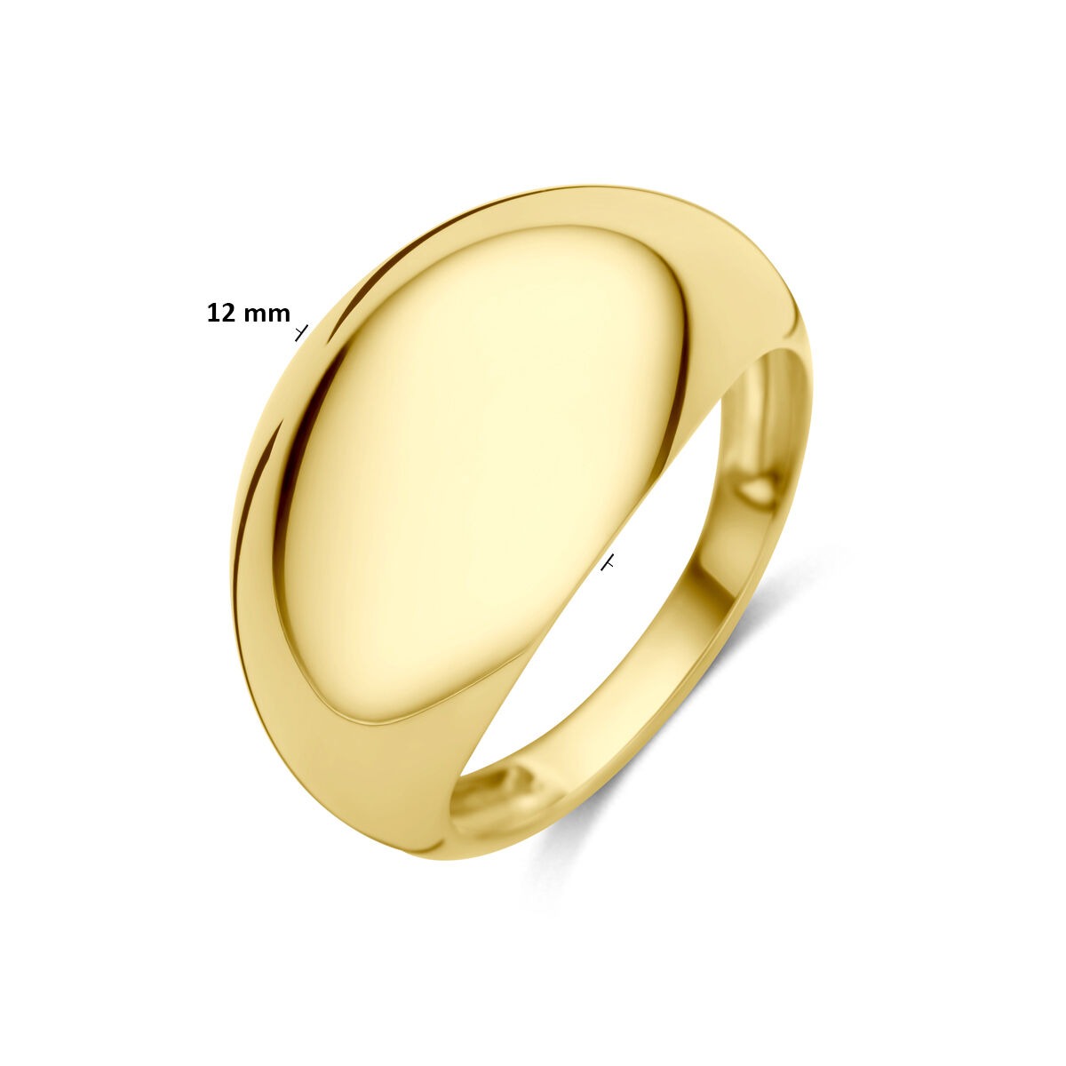 anillo de mujer de oro amarillo de 14k