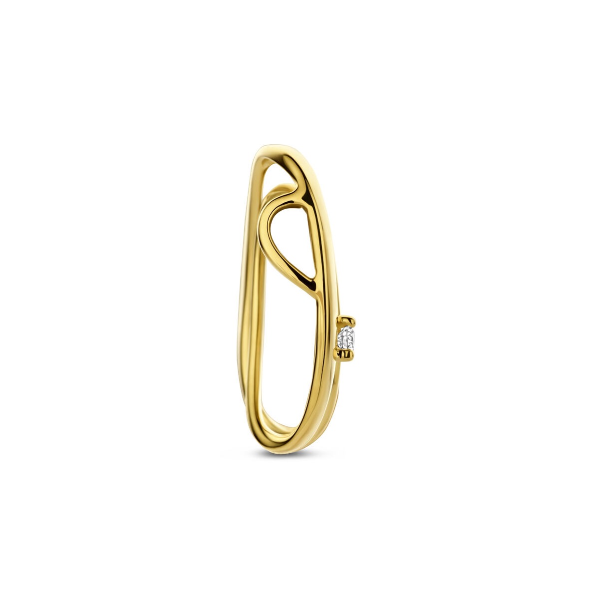 Colgante de oro con diamante – 14k oro amarillo