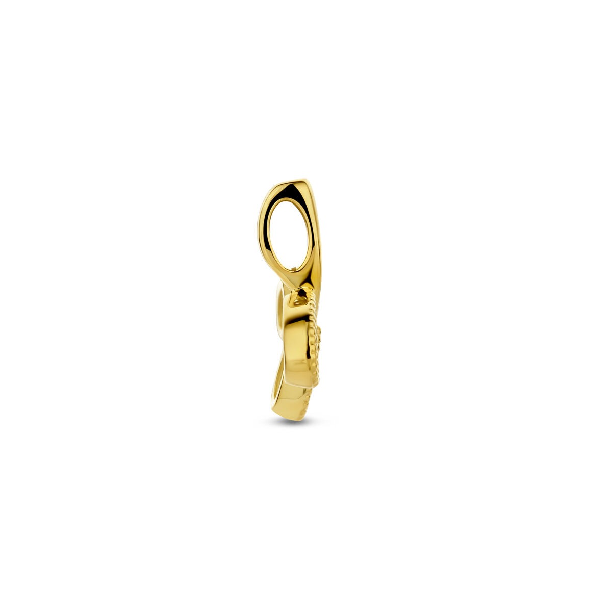 colgante de oro amarillo con diamante