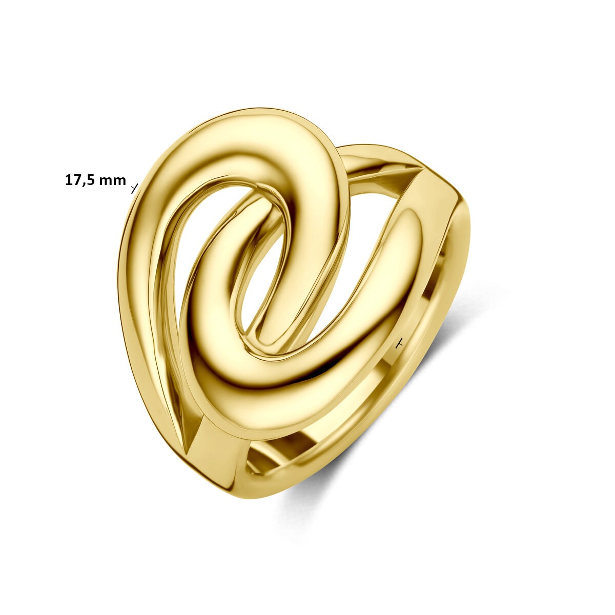 anillo de mujer de oro amarillo de 14k