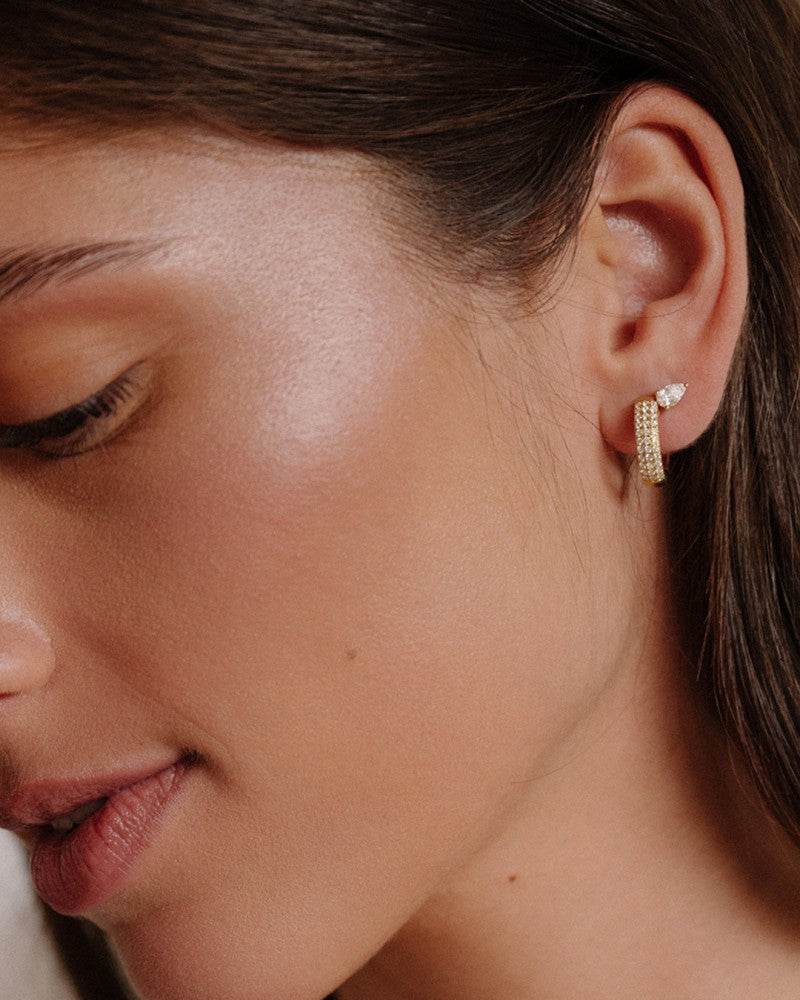 Aros Emilie 0,50 crt. oro amarillo