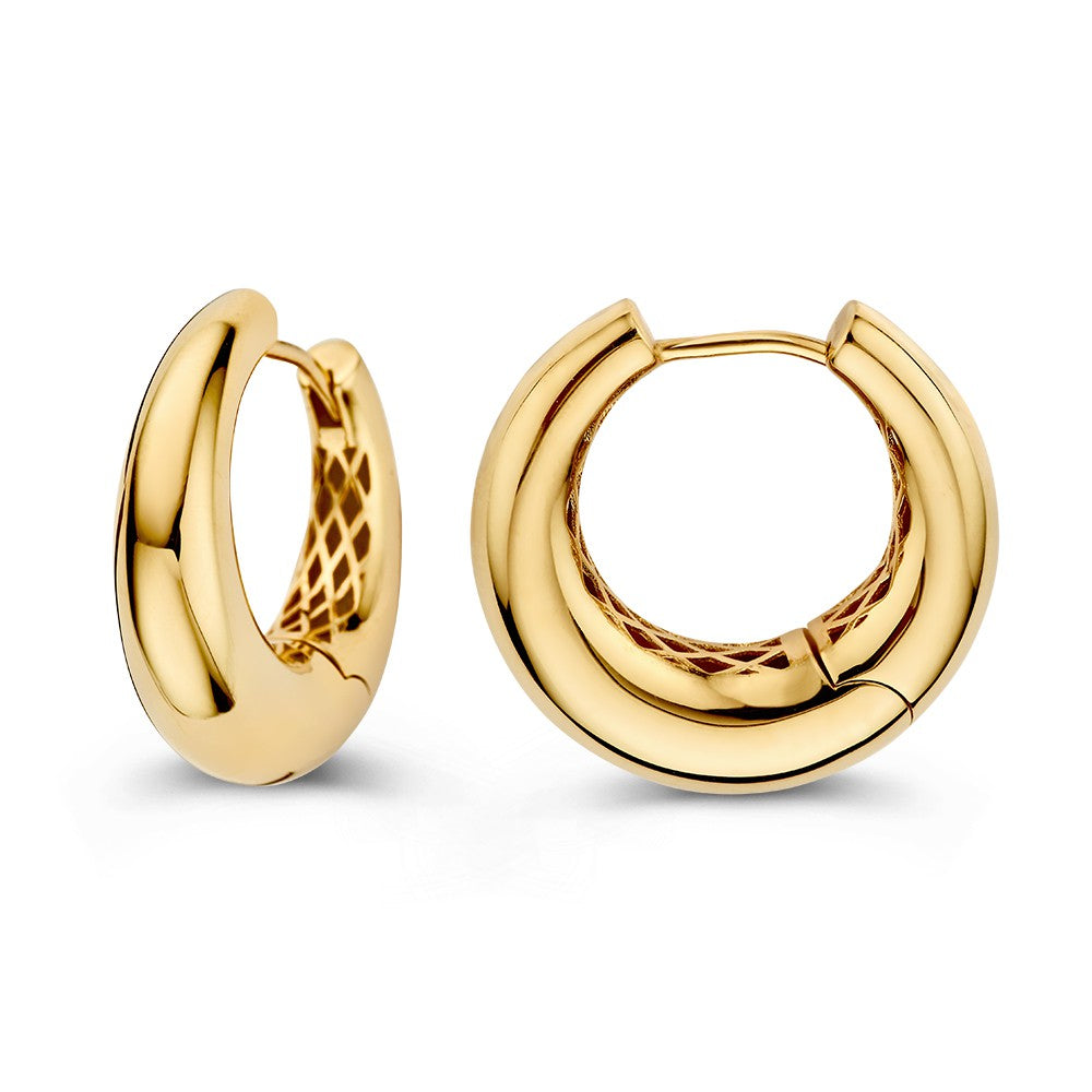 Aros de oro amarillo - Atemporal y elegante