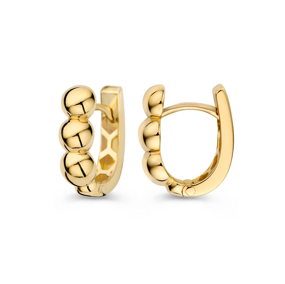 aros oro amarillo