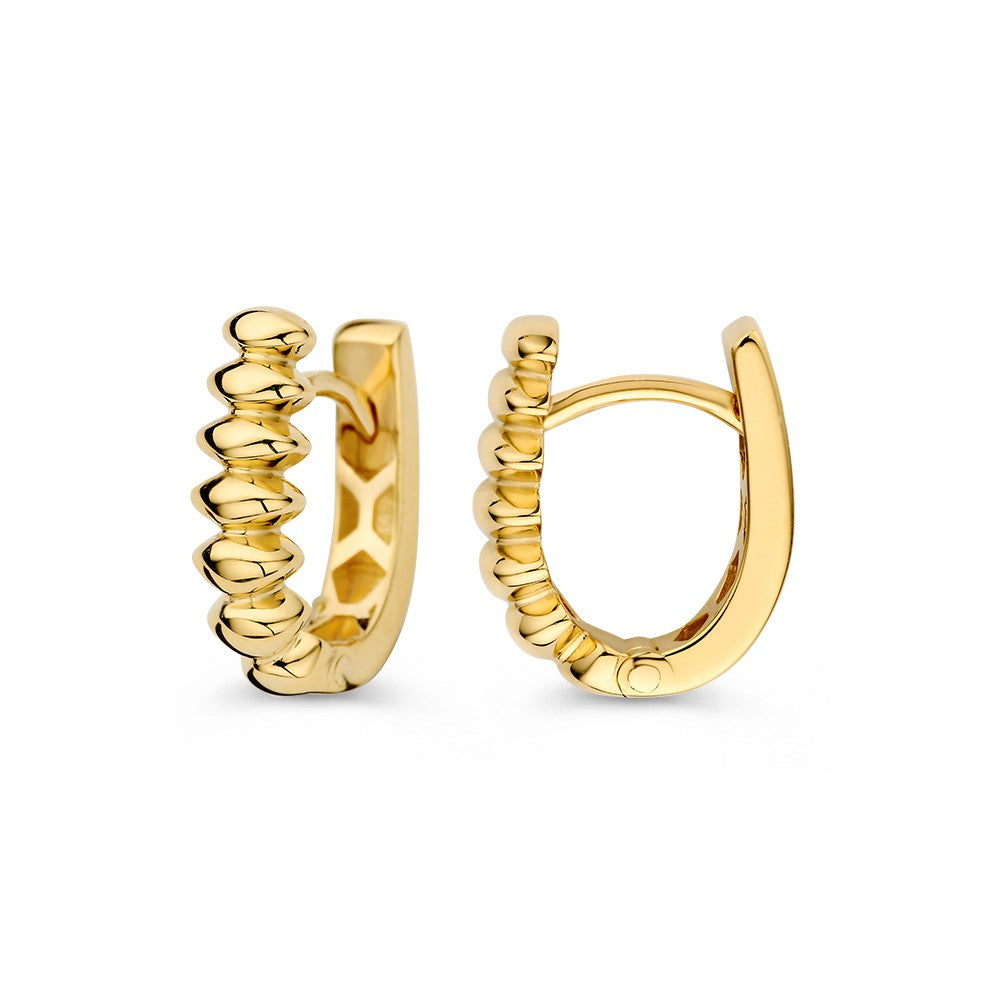 Aros oro amarillo