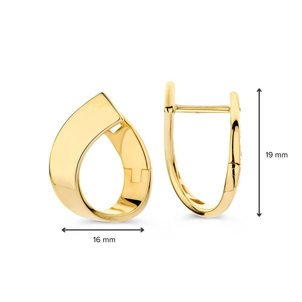 Aros oro amarillo