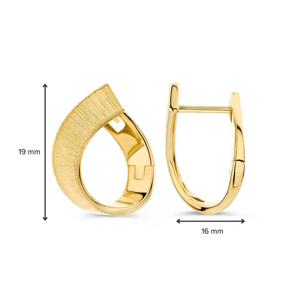 aros oro amarillo