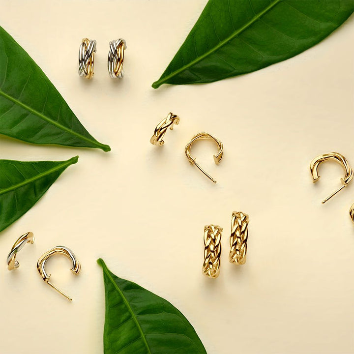 Geelgouden Oorstekers 14K 10mm – Subtiele Luxe