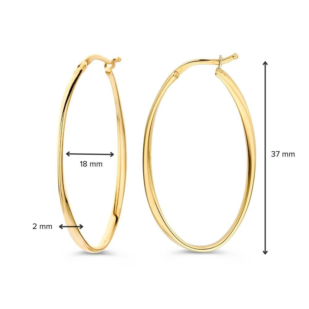 Pendientes de botón oro amarillo