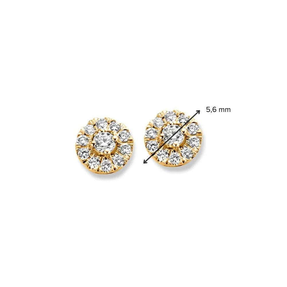 Pendientes Emma 0,20 crt. oro amarillo