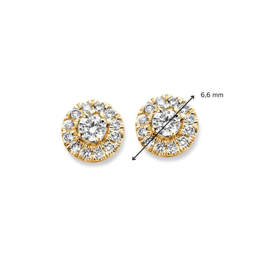 Pendientes Emma 0,30 crt. oro amarillo