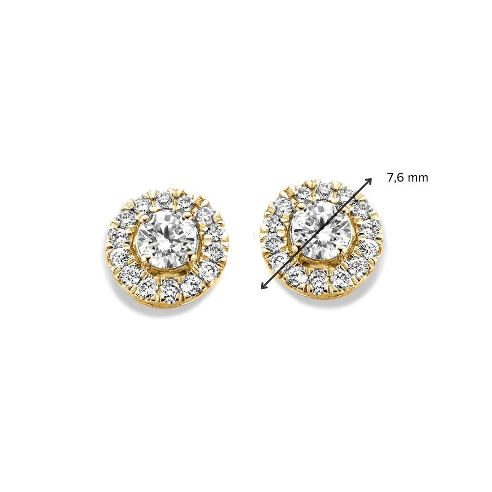 Pendientes Emma 0,60 crt. oro amarillo
