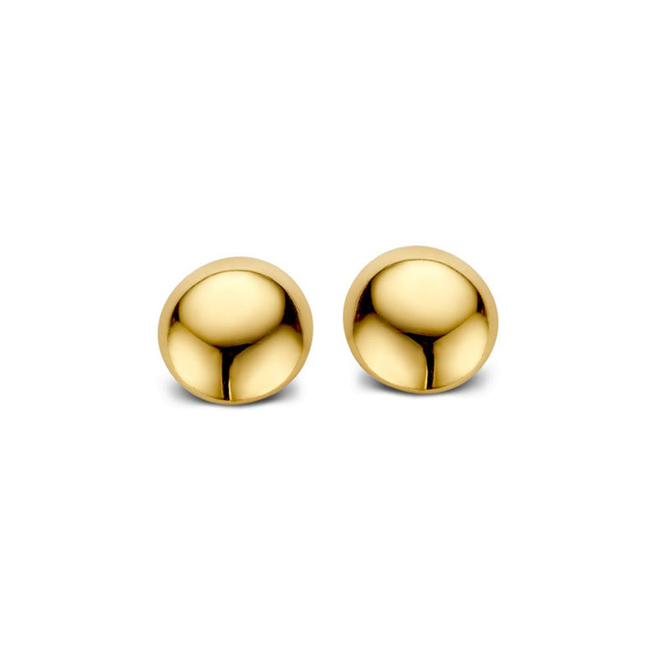 14K Geelgouden Oorknop met Halfbolvorm
