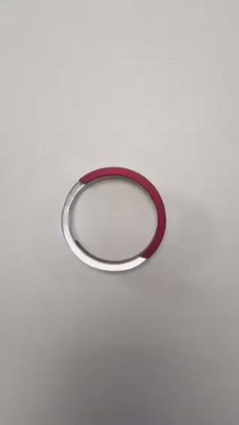 Armband C's gekruist Zwart A1Z
