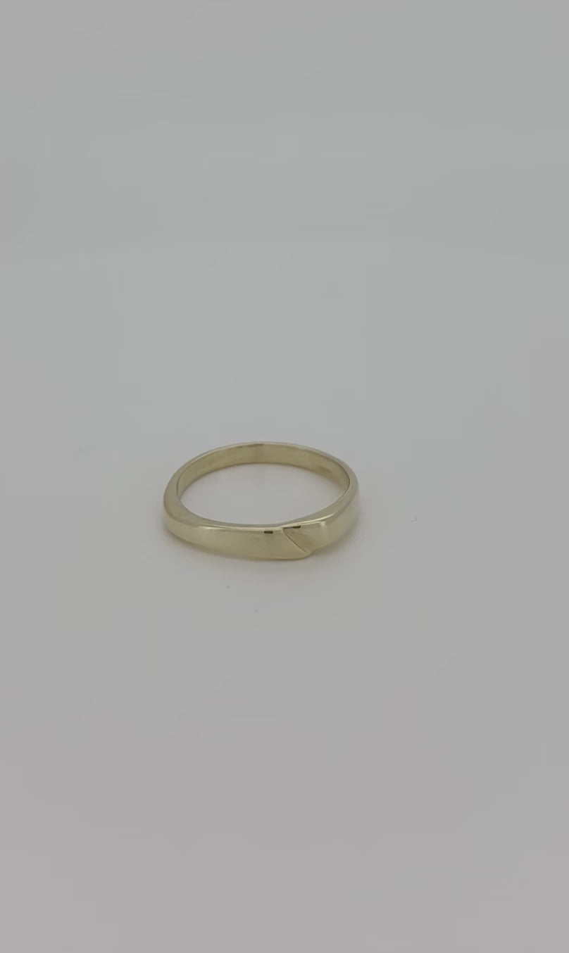 anillo vintage de oro 14k 3.9gr