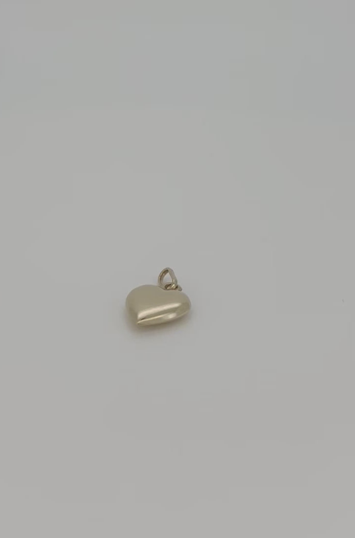 colgante vintage de oro 14K corazón 0.4gr