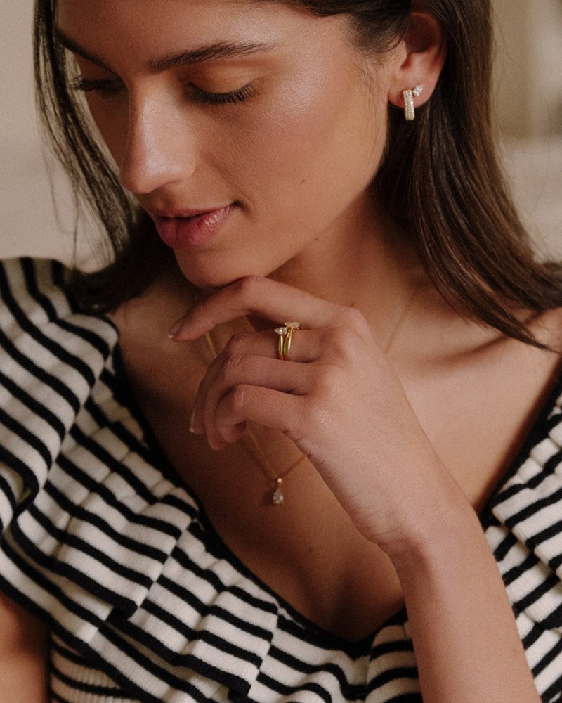 Anillo Ava 0,30 crt. oro amarillo