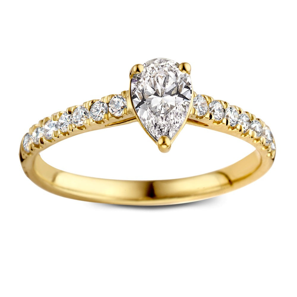 Anillo Ava Royal 0,48 crt. oro amarillo