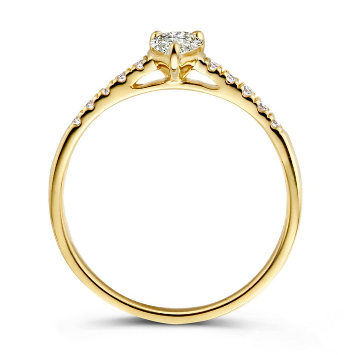 Ring Ava Royal 0,75 crt. geelgoud