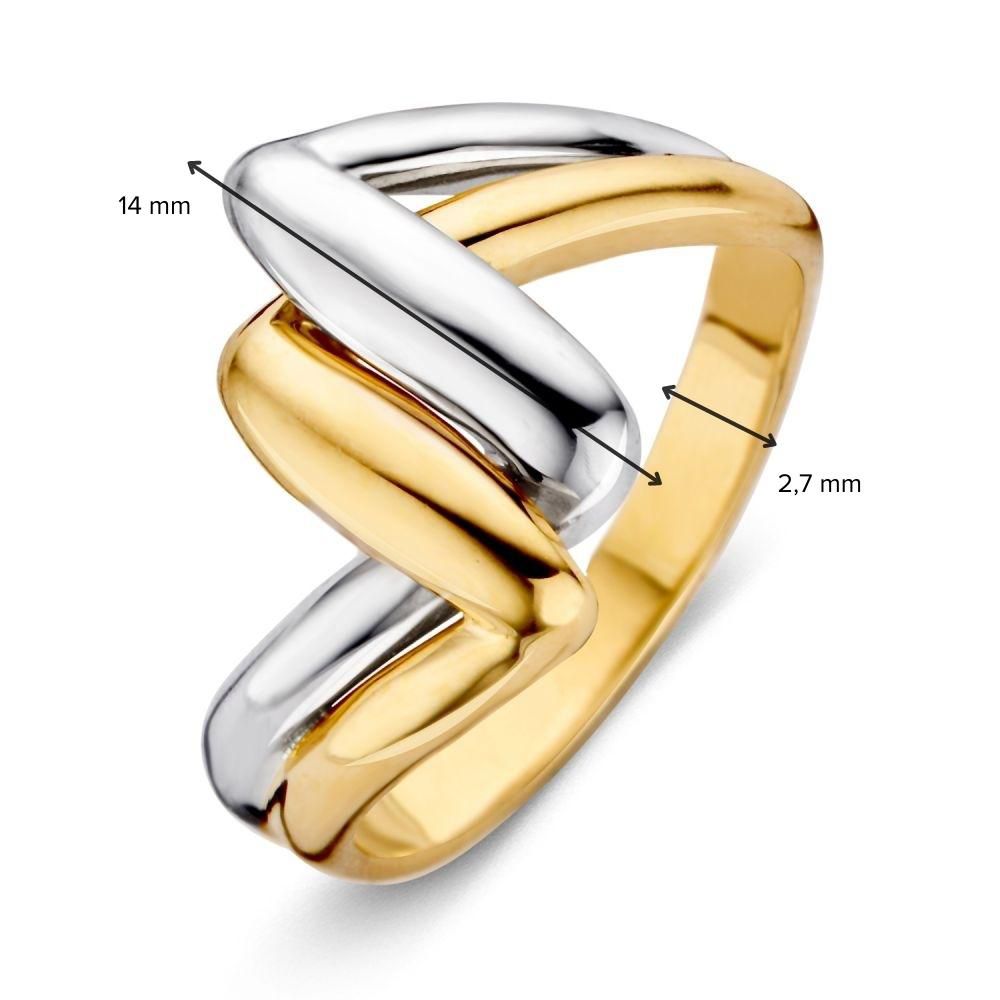 Anillo bicolor