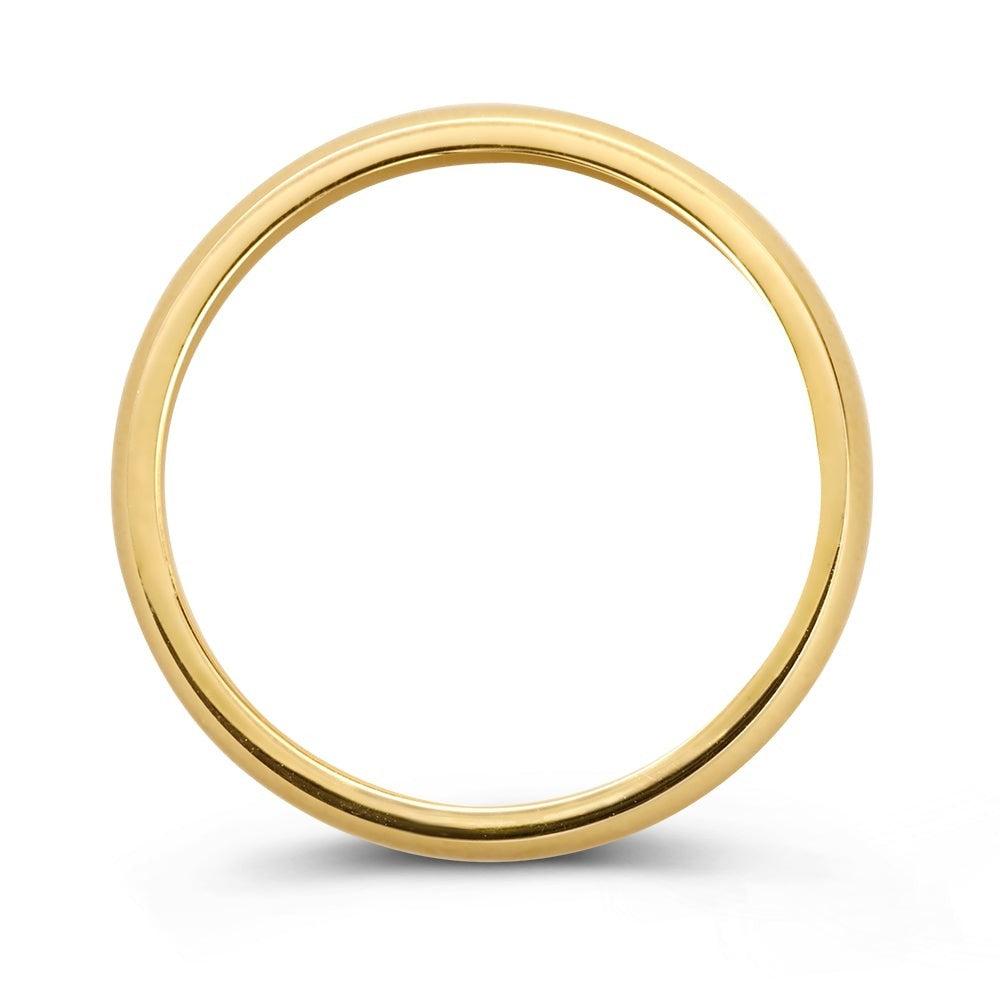 Ring Bowie 4mm geelgoud