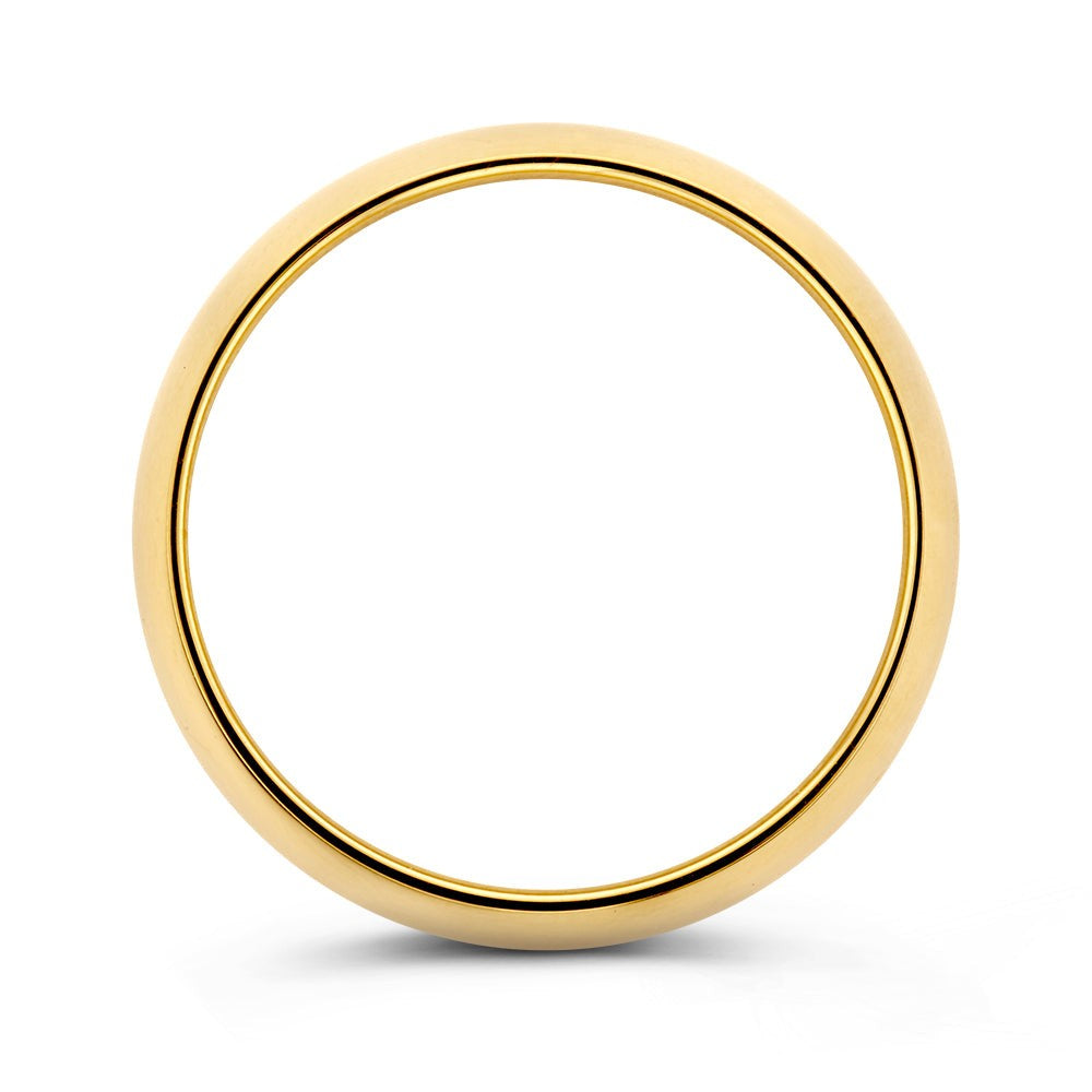 Anillo Bowie 6mm oro amarillo