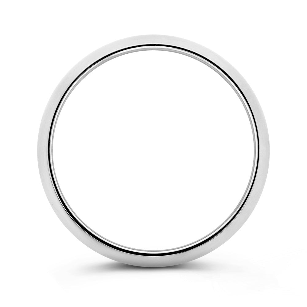 Anillo Bowie 6mm oro blanco