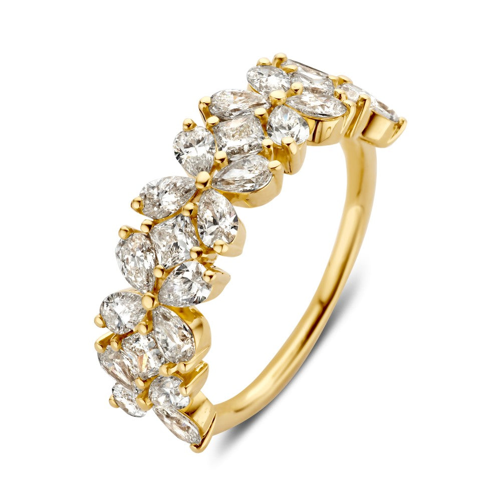 Ring Camille 2,04 crt. geelgoud
