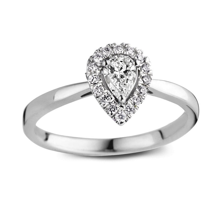 Ring Elin 0,30 crt. witgoud