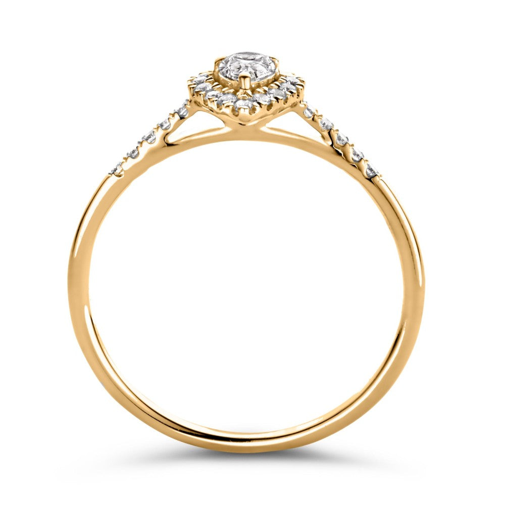 Anillo Elin royal 0,30 crt. oro amarillo