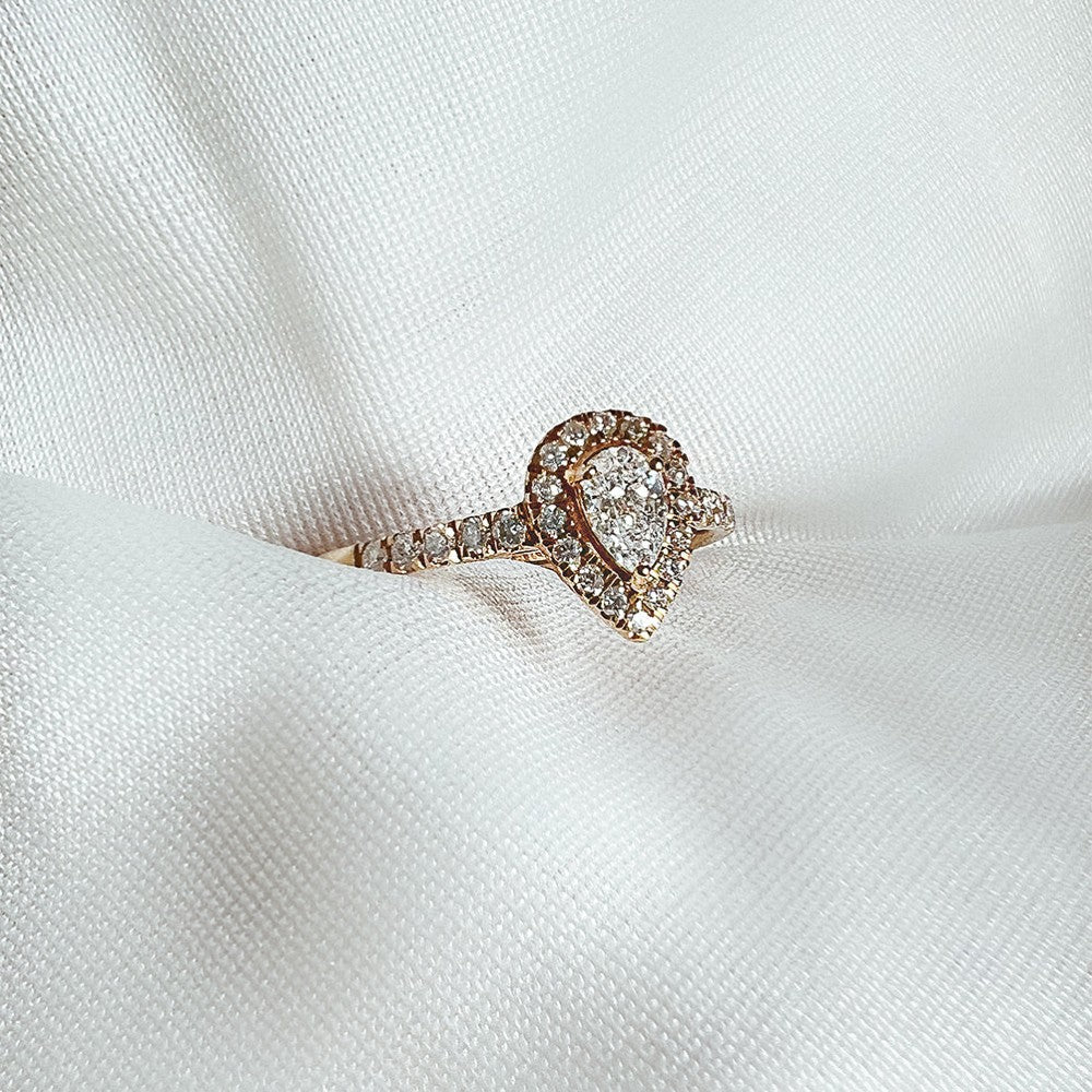 Anillo Elin royal 0,50 crt. oro amarillo