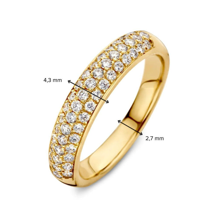 Ring Emilie 0,52 crt. geelgoud