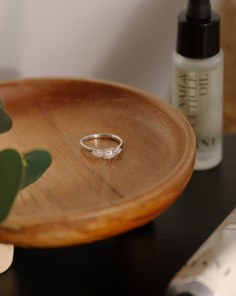 Anillo Evie 0,90 crt. oro amarillo