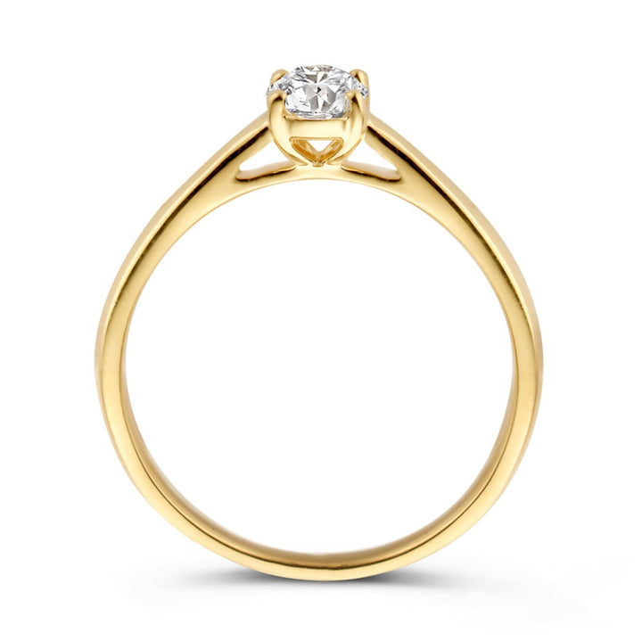 Ring Franky 0,30 crt. geelgoud