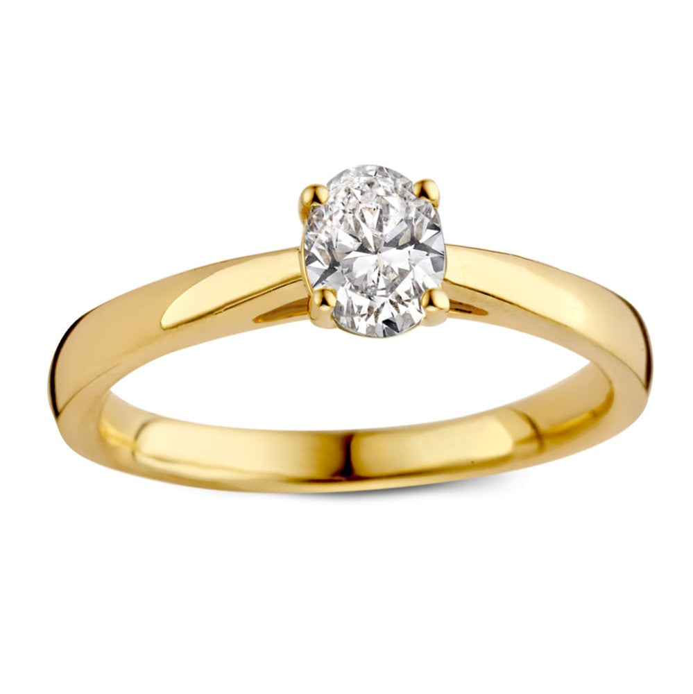 Anillo Franky 0,50 crt. oro amarillo