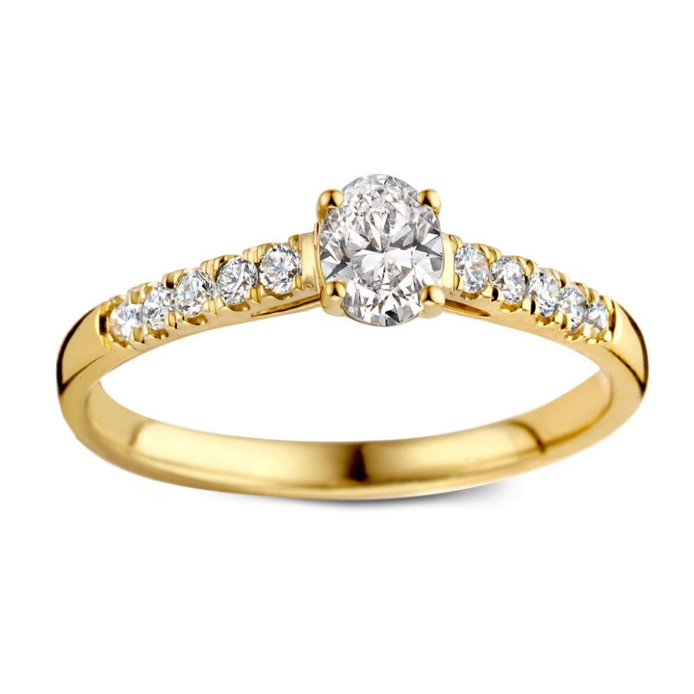 Anillo Franky Royal 0,48 crt. oro amarillo