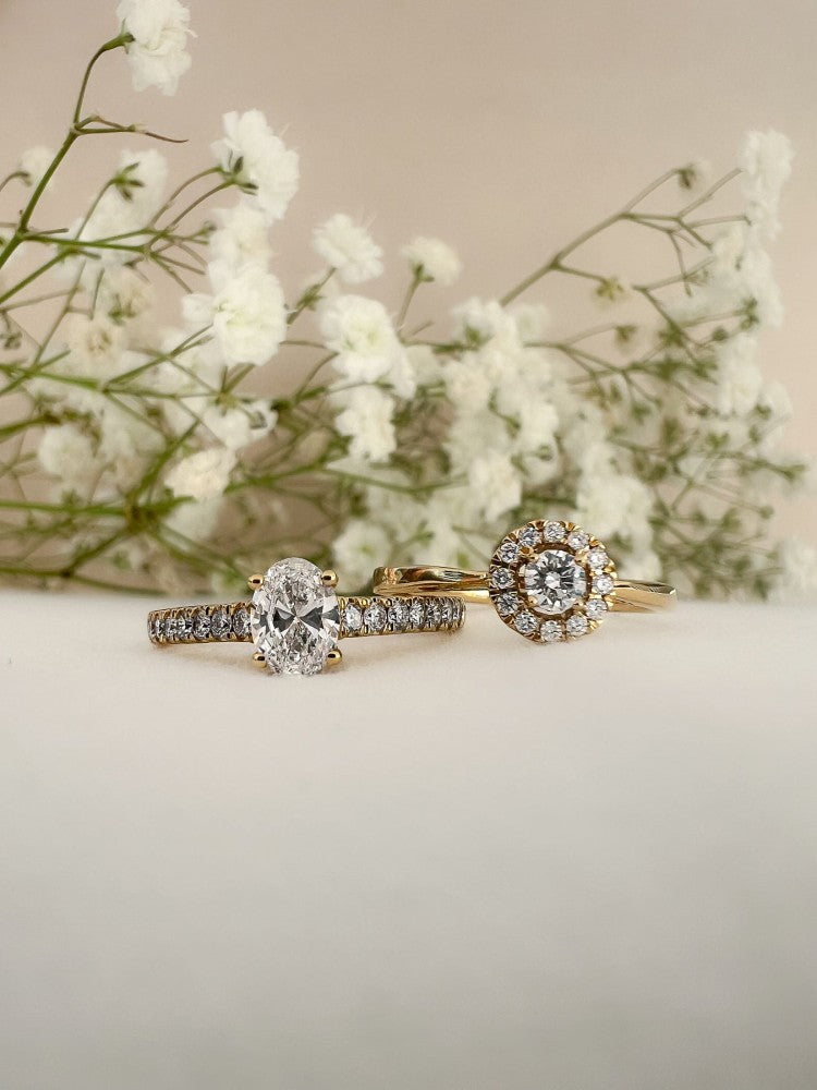 Anillo Franky Royal 0,75 crt. oro amarillo