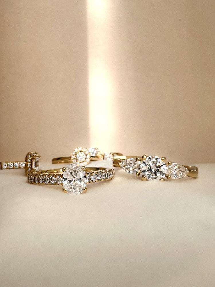 Anillo Franky Royal 0,75 crt. oro amarillo