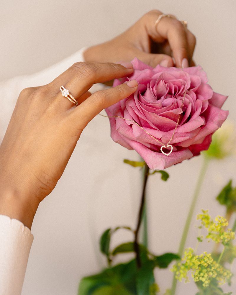Bijzondere Geelgouden Entourage Ring met Briljanten – 14 Karaat 0.55 crt.