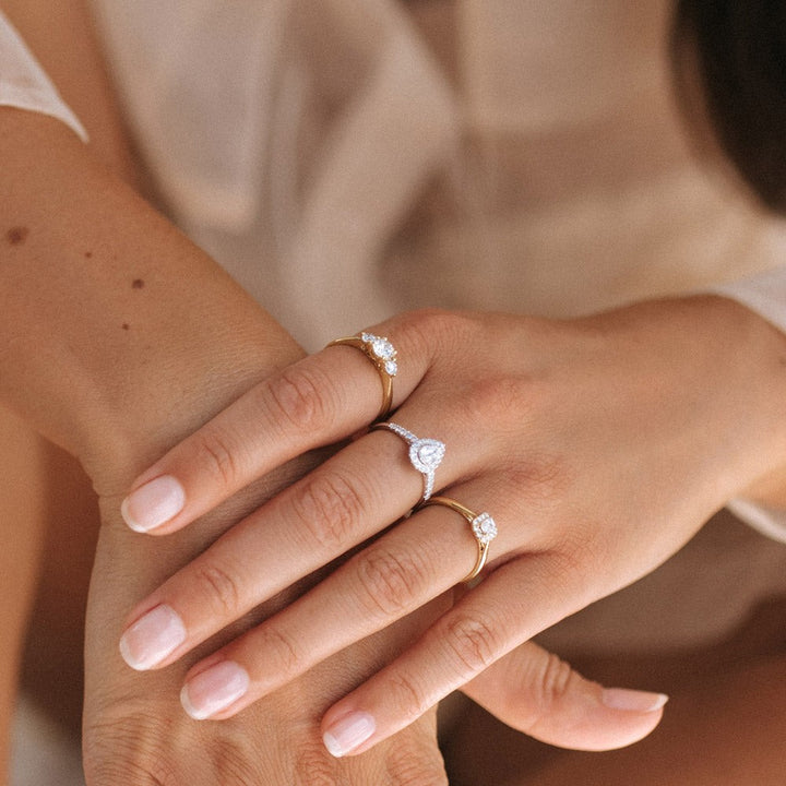 Ring Ivy 0,30 crt. geelgoud