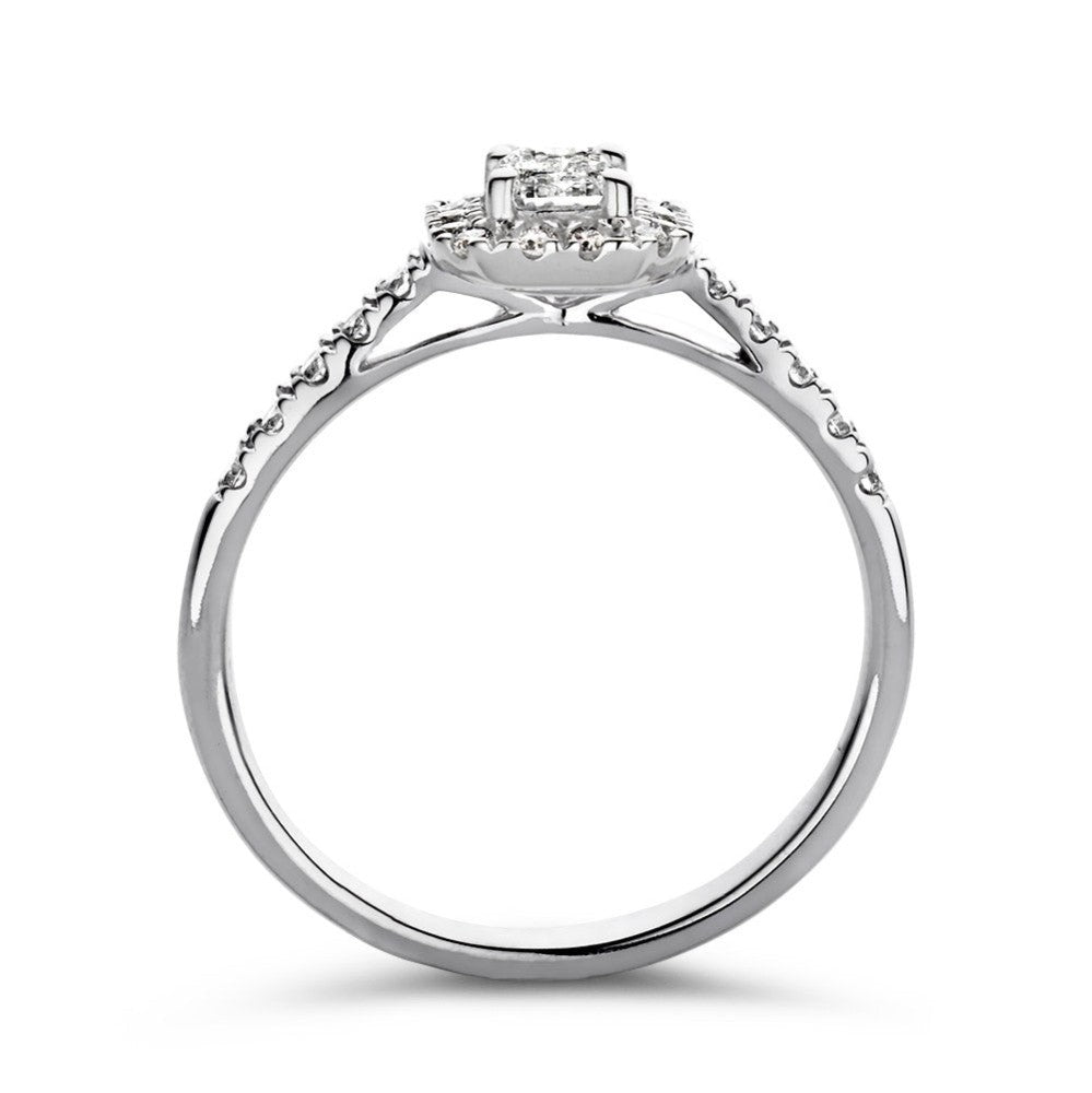 Anillo Ivy royal 0,50 crt. oro amarillo