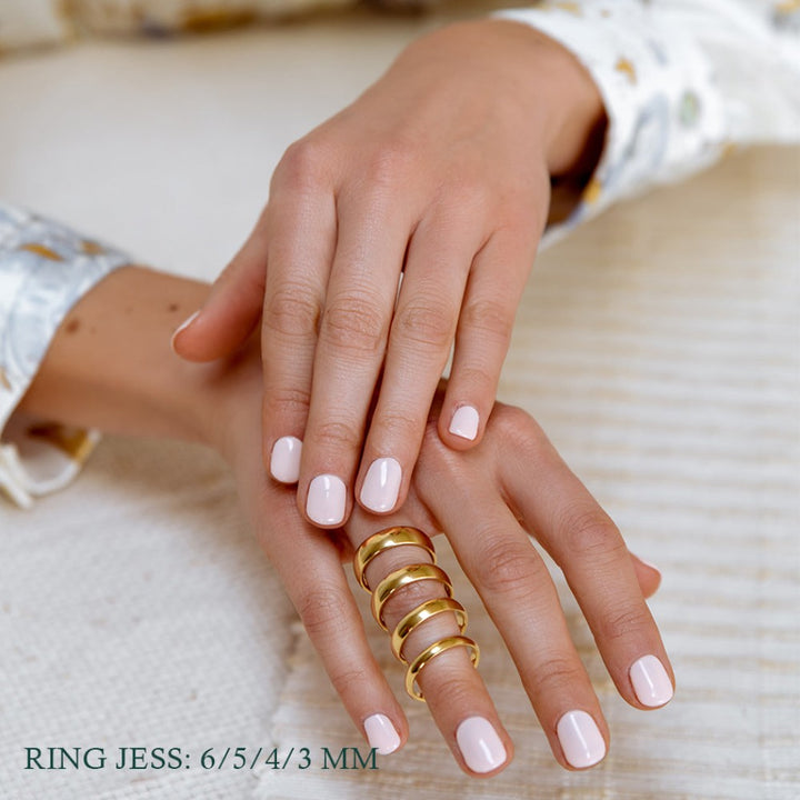 Ring Jess 3mm geelgoud