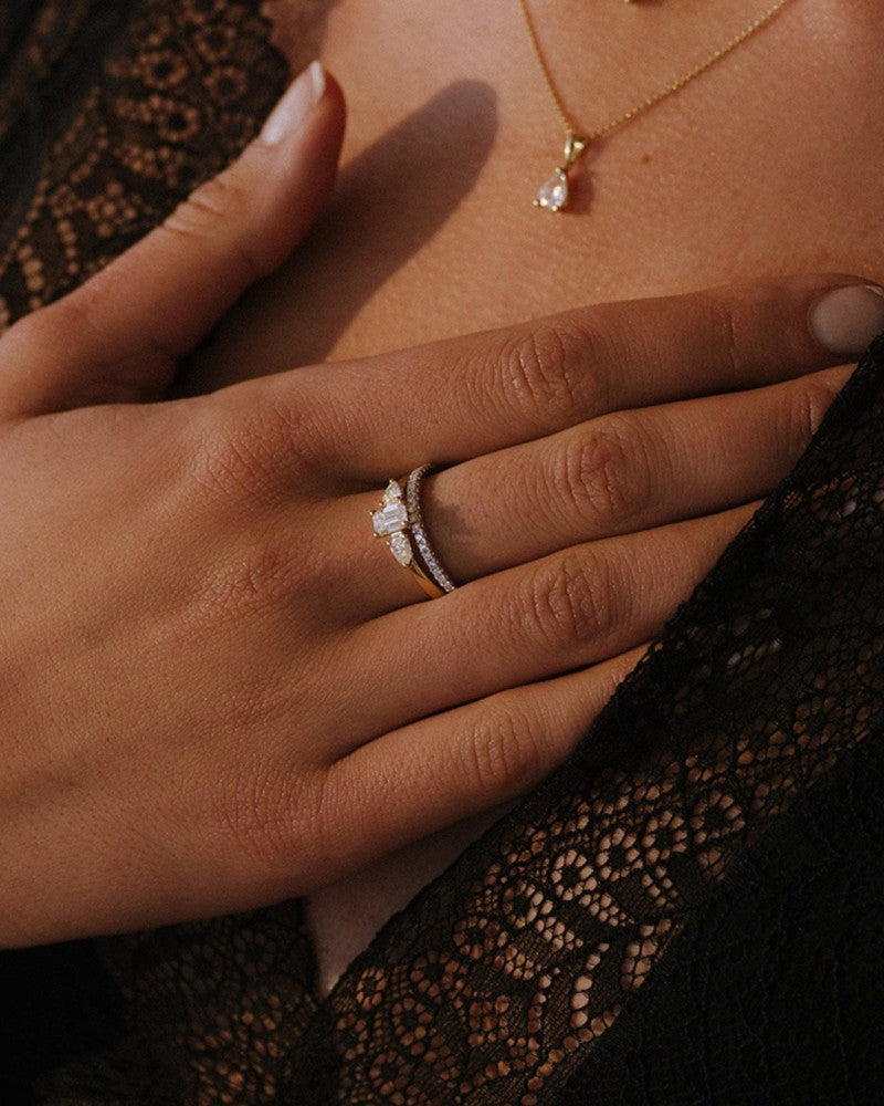 Anillo Lize 0,90 crt. oro amarillo