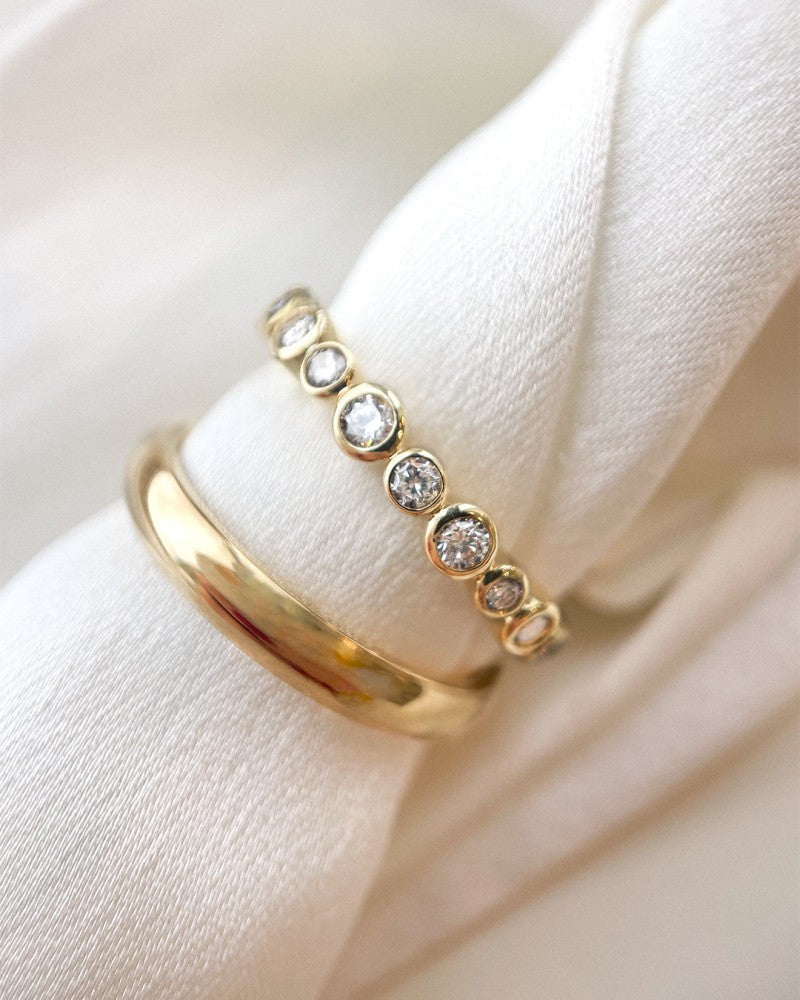 Anillo Luna 0,31 crt. oro amarillo