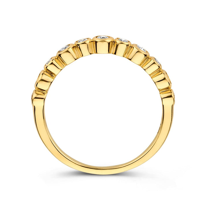 Ring Luna 0,31 crt. geelgoud