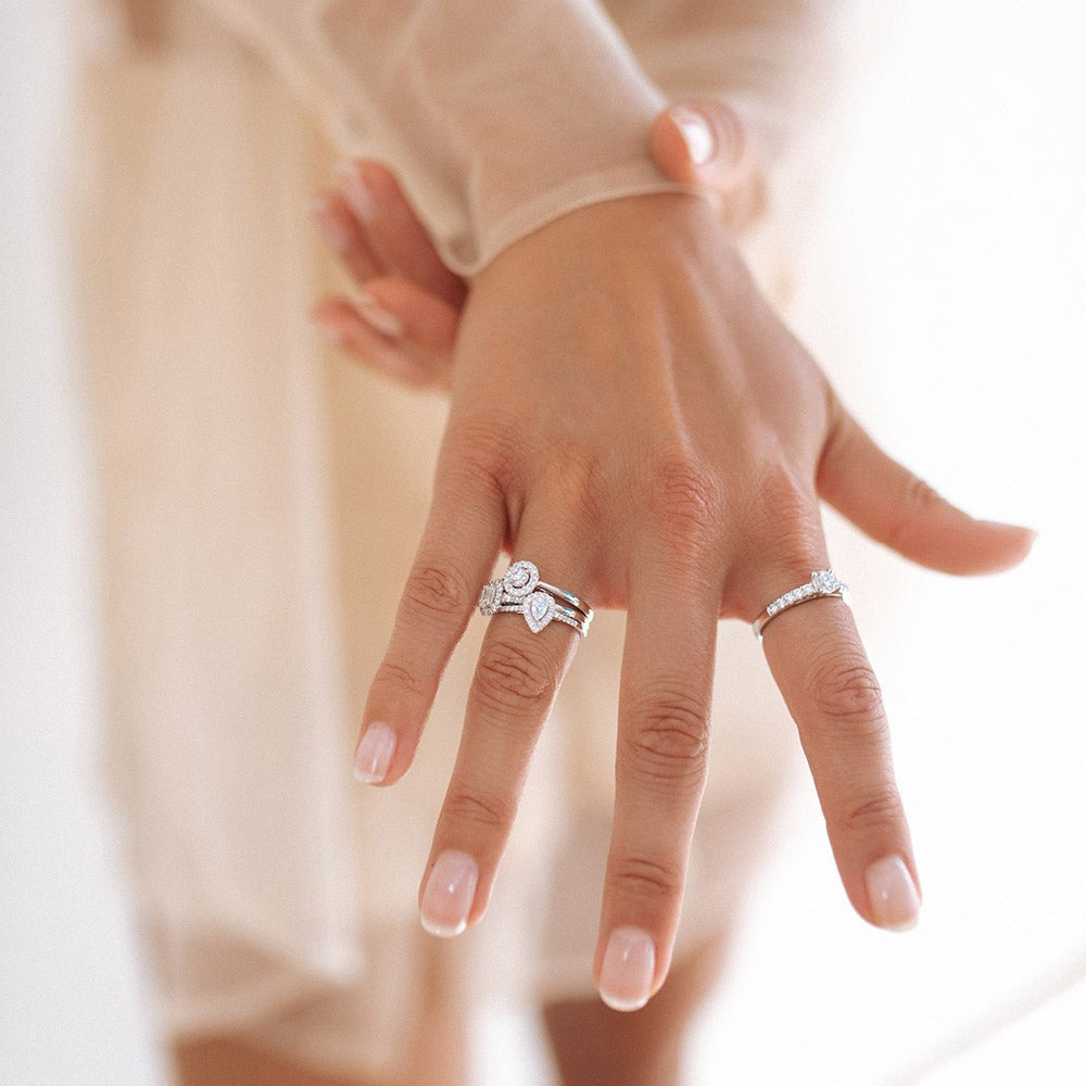 Ring Mary 0,80 crt. witgoud