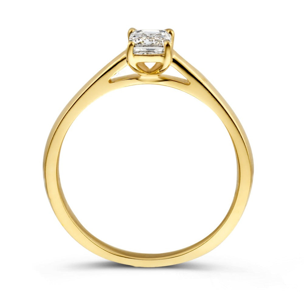 Anillo Nora 0,30 crt. oro amarillo