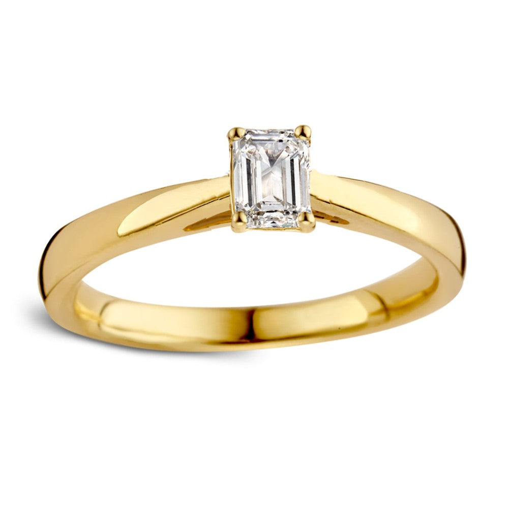 Anillo Nora 0,30 crt. oro amarillo