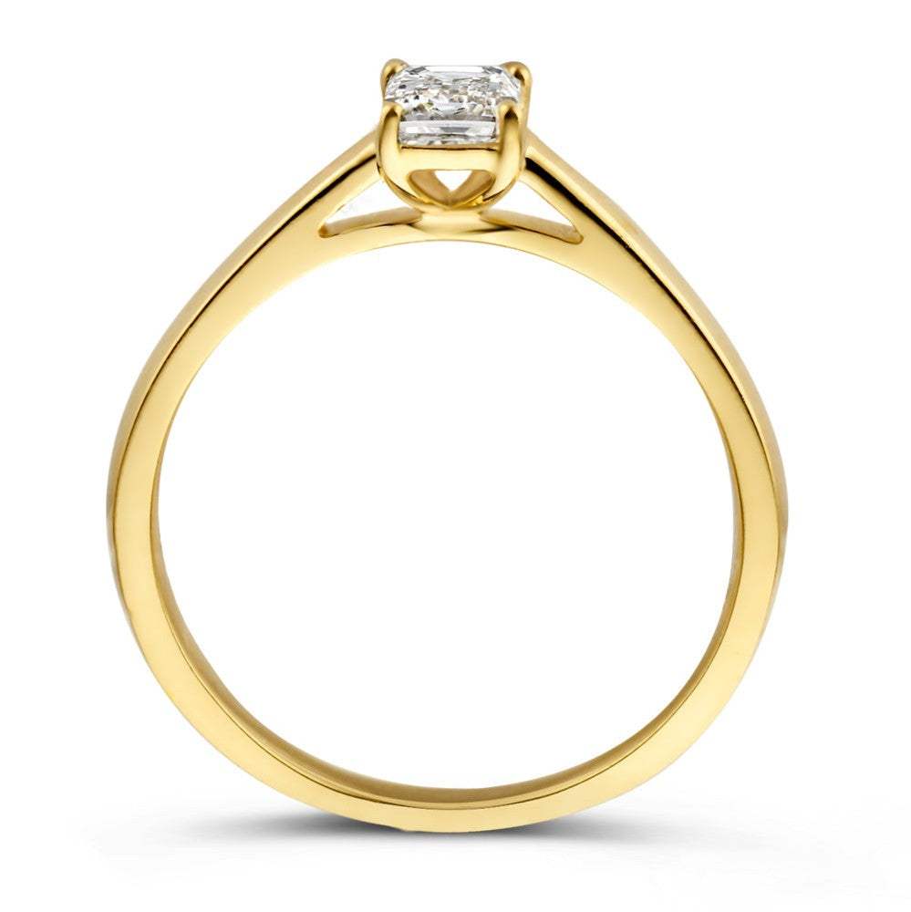 Anillo Nora 0,50 crt. oro amarillo