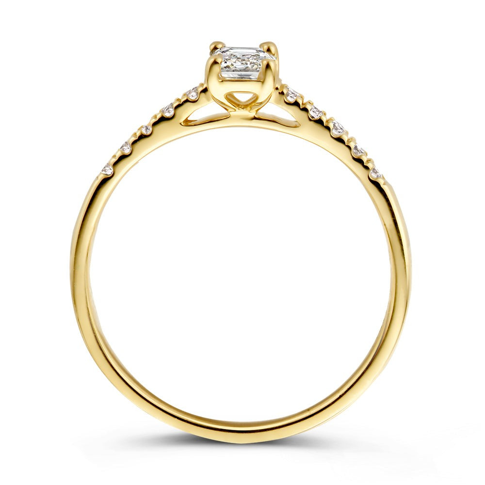 Anillo Nora Royal 0,48 crt. oro amarillo