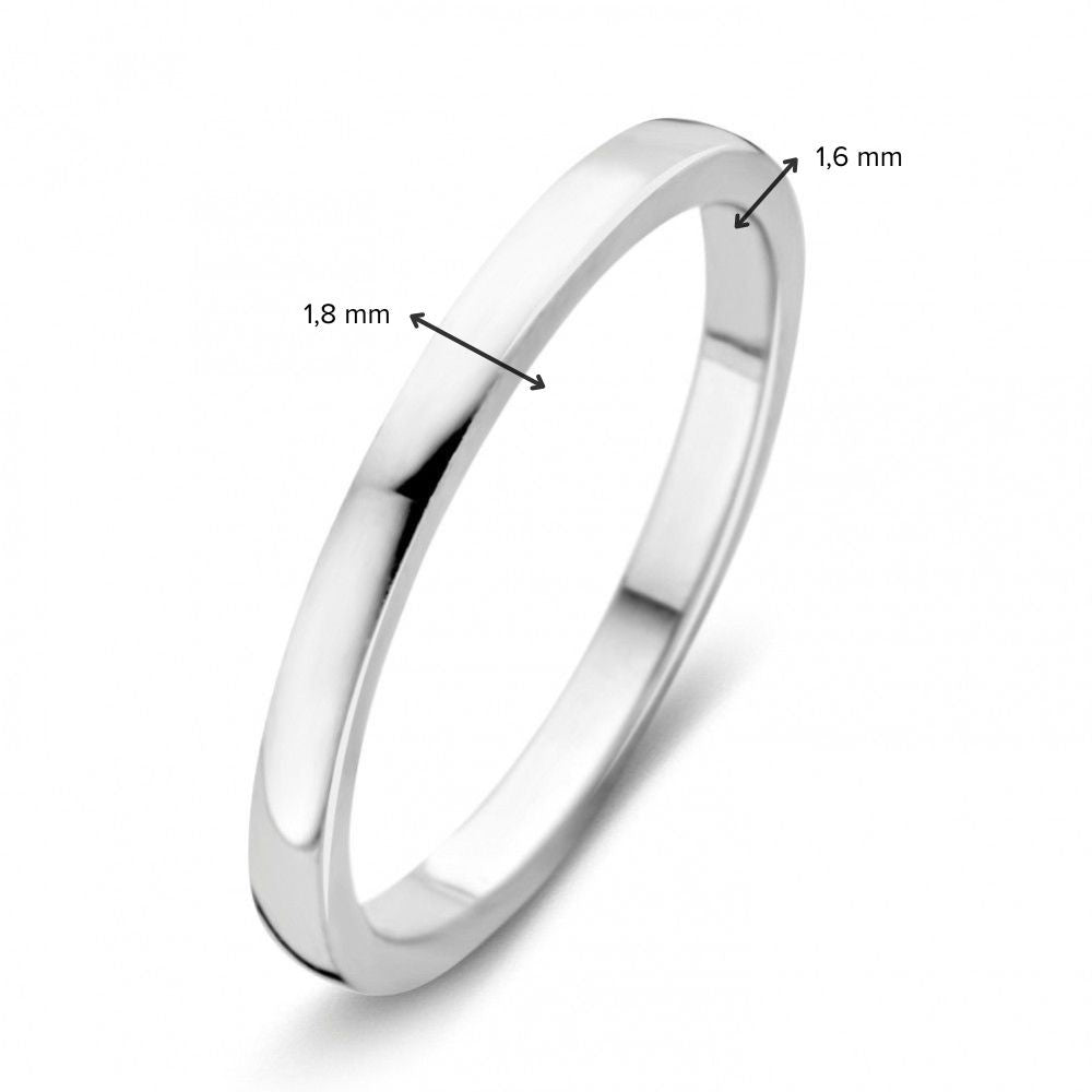 Elegante Anillo de Oro Blanco de Mujer – Estilo Atemporal